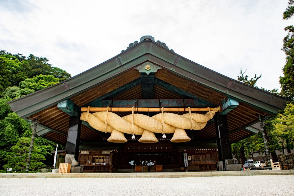 Visit the iconic Izumo Taisha near Tamatsukuri Onsen Izumo, where ancient myths come alive and prayers are carried on sacred breezes.