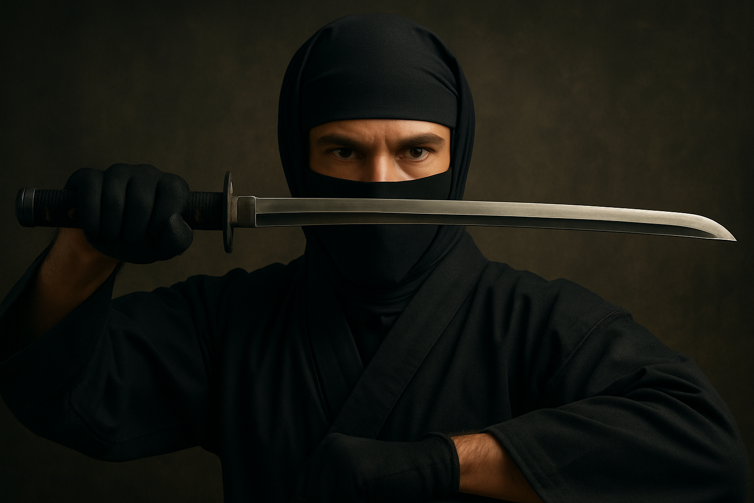 Ninja with sword